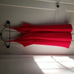 Red Spaghetti Strap Dress, Shein, Size 2XL